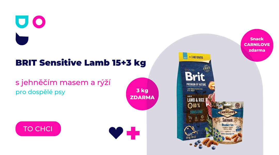 Brit by Nature Sensitive Lamb&Rice 15+3 kg