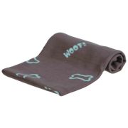 Deka pro psy BEANY šedá a modré kostičky 100x70cm TR