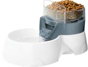 Fontánka Pet Feeder s miskou pro krmení EBI šedá 28x19