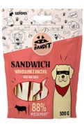 VetExpert Mr.Bandit poch.SANDWICH hovězí a kachní 500 g
