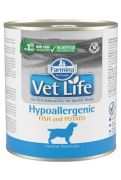 Vet Life Natural Dog konz. Hypoaller Fish&Potato 300 g