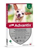 Advantix S.O.pes 1x0,4 ml do 4kg(zelený)-1 PIPETA