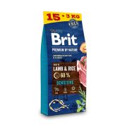 Brit Premium Dog by Nature Sensitive Lamb 15+3 kg