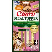 Inaba Churu Dog meal topper kuře a losos 4x 14g