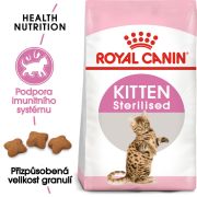 Royal Canin Kitten Sterilised granule pro kastrovaná koťata 400 g