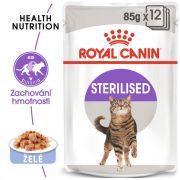 Royal Canin Sterilised Jelly kapsička pro kastrované kočky v želé 12 x 85 g