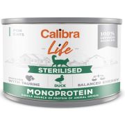 Calibra Cat Life konz. Sterilised Duck 200g