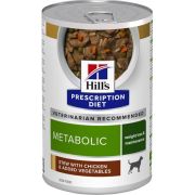 Hill's Can. PD Metabolic Weight Loss Chick&Veg Konz. 354g