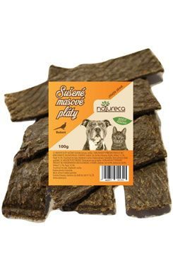 NATURECA pochoutka Masové pláty Bažant, 100% maso 100g