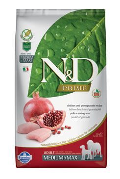 N&D PRIME DOG Adult M/L Chicken & Pomegranate 2,5 kg