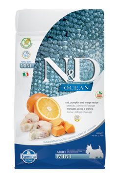 N&D OCEAN DOG Adult Mini Codfish & Pumpkin & Orange 800g
