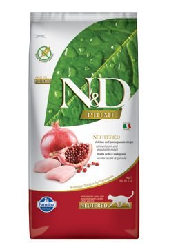 N&D PRIME CAT Neutered Chicken & Pomegranate 5kg