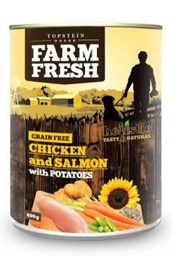 Farm Fresh Dog Chicken&Salmon with Potatoes konz 400g