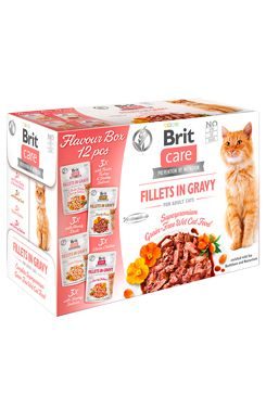 Brit Care Cat Fillets Gravy Flavour box 12x85g