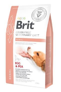 Brit Veterinary Diet Dog Renal Egg & Pea 2 kg