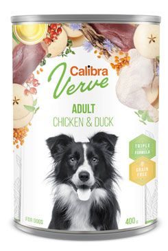 Calibra Dog Verve konz. GF Adult Chicken & Duck 400g