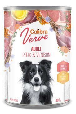 Calibra Dog Verve konz. GF Adult Pork & Venison 400g