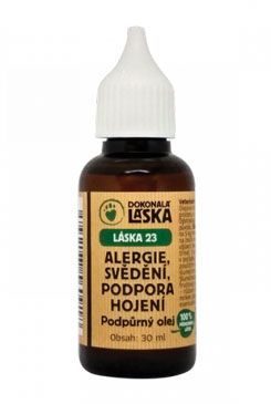 LÁSKA 23 Alergie, hojení, svědění, podpůrný olej 30 ml