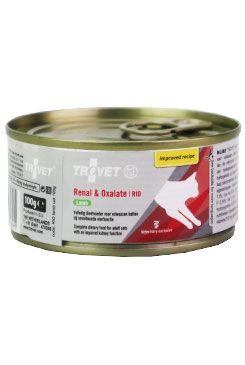 Trovet kočka RID Renal & Oxalate Lamb konz. 100 g