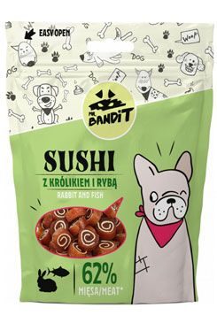 VetExpert Mr.Bandit pochoutka SUSHI králík a ryba 80 g