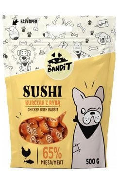VetExpert Mr.Bandit pochoutka SUSHI kuře a ryba 500 g