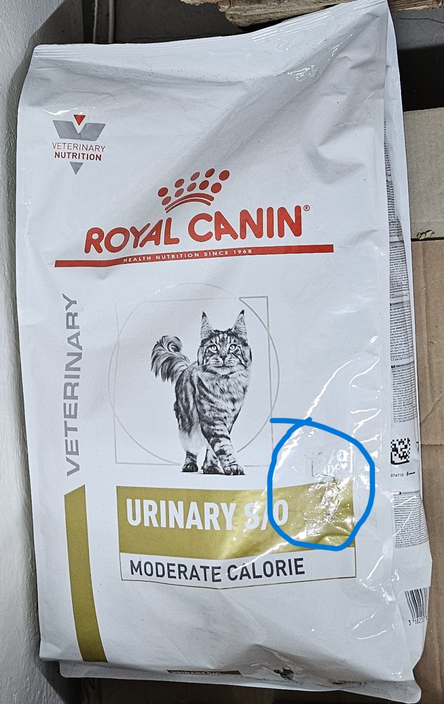 Royal Canin VHN Cat Urinary S/O Moderate Calorie 7 kg - tržený pytel