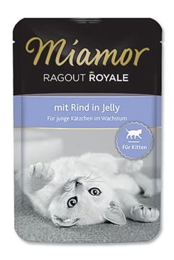 Miamor Cat Ragout Junior kapsa hovězí v želé 100g