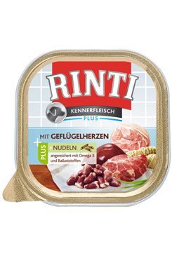 Rinti Dog Kennerfleische vanička drůbeží srdíčka+nudle 300g