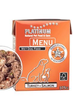 Platinum Menu Turkey+Salmon 375g