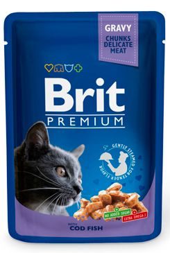 Brit Premium Cat kapsa with Cod Fish 100g