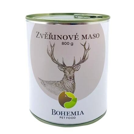 BOHEMIA Zvěřinové maso ve vlastní šťávě 800g