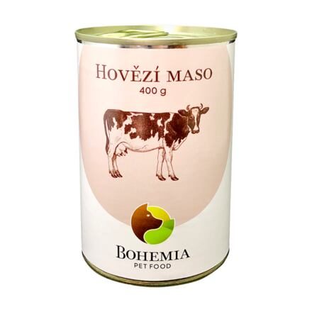 Bohemia Pet Food Hovězí maso ve vlastní šťávě balení 400 g