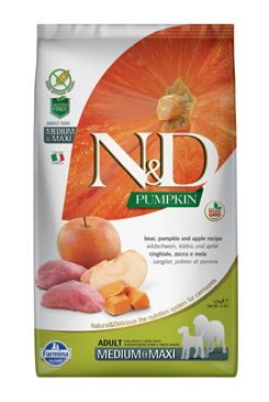 N&D Pumpkin DOG Adult M/L Boar & Apple 2,5kg