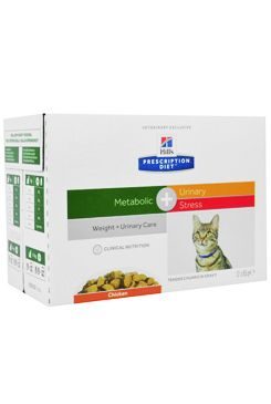 Hill's Fel. PD C/D Urinary Stress+Metabol kapsa 12x85 g