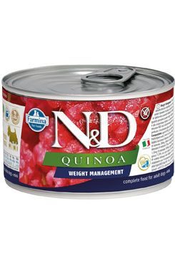 N&D DOG QUINOA Adult Weight Mngmnt Lamb & Brocolli 140 g