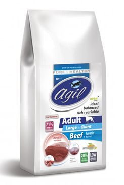 Agil Adult Large&Giant, Low Grain Beef, Lamb 10kg