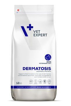 VetExpert VD 4T Dermatosis Dog Salmon Potato 12 kg