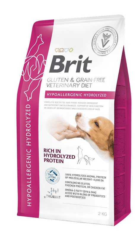 Brit Veterinary Diets Dog GF Hypoallergenic Hydrolyzed 2 kg