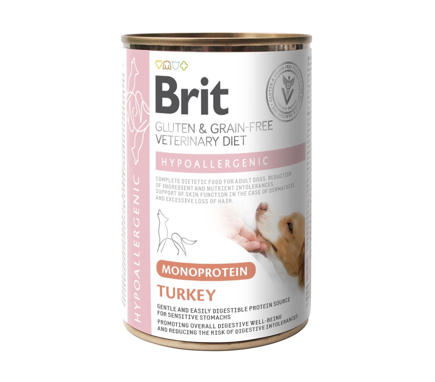  Brit VD Dog GF Mono Protein Hypoallergenic Turkey 400 g