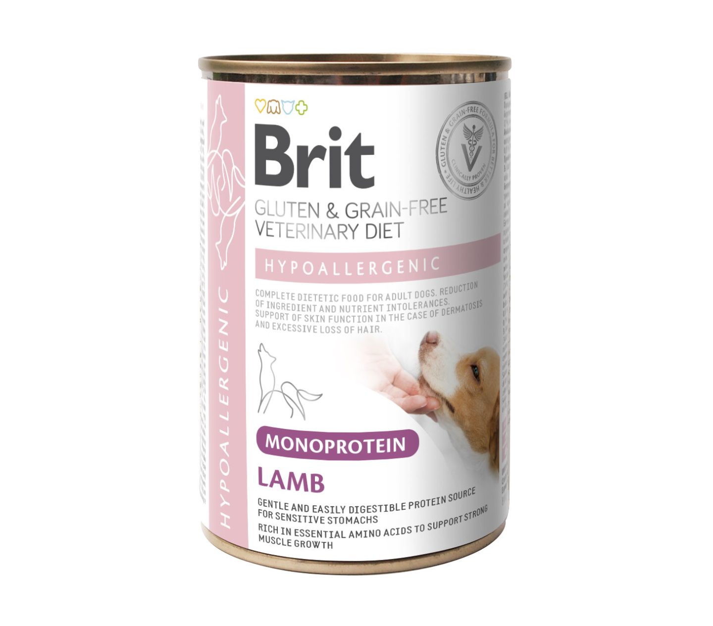 Brit Veterinary Diets GF Mono Protein Hypoallergenic Lamb 400 g