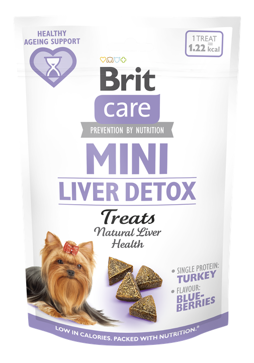 Brit Care Dog Mini treats LIVER DETOX 50 g