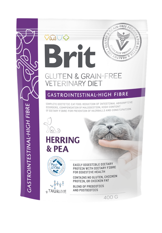 Brit VD Cat GF Gastrointestinal High Fibre 400 g