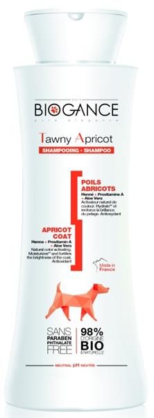 Biogance šampon Tawny apricot - pro žlutohněd. srst 250 ml
