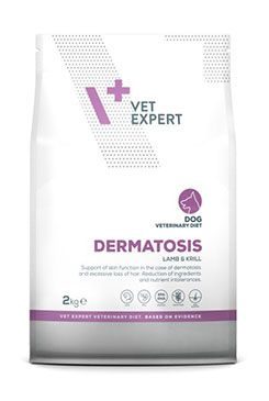 VetExpert VD 4T Dermatosis Dog Lamb & Krill 12 kg