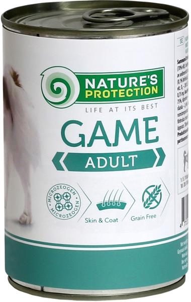 Nature's Protection Dog konz.Adult zvěřina 400 g