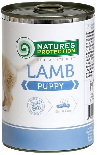 Nature's Protection Dog konz.Puppy jehně 400 g
