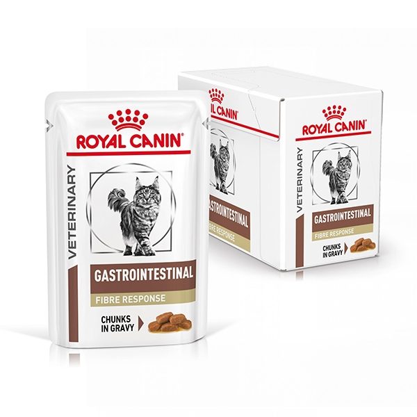 Royal Canin VHN Cat Gastrointestinal Gravy Fibre Response Kapsičky 12x85 g