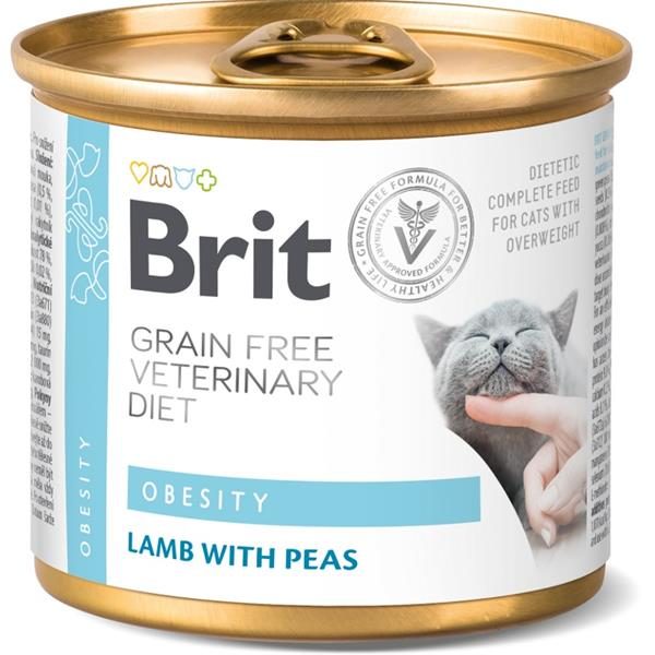Brit VD Cat GF Obesity 200 g