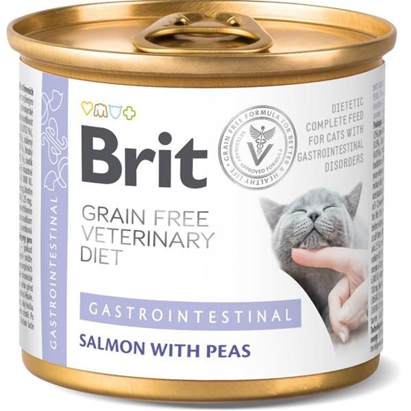Brit GF Veterinary Diet Cat Cans Gastrointestinal 200 g