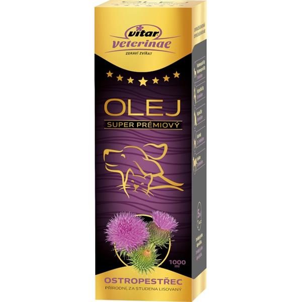 Vitar Veterinae ostropestřec olej 1000 ml